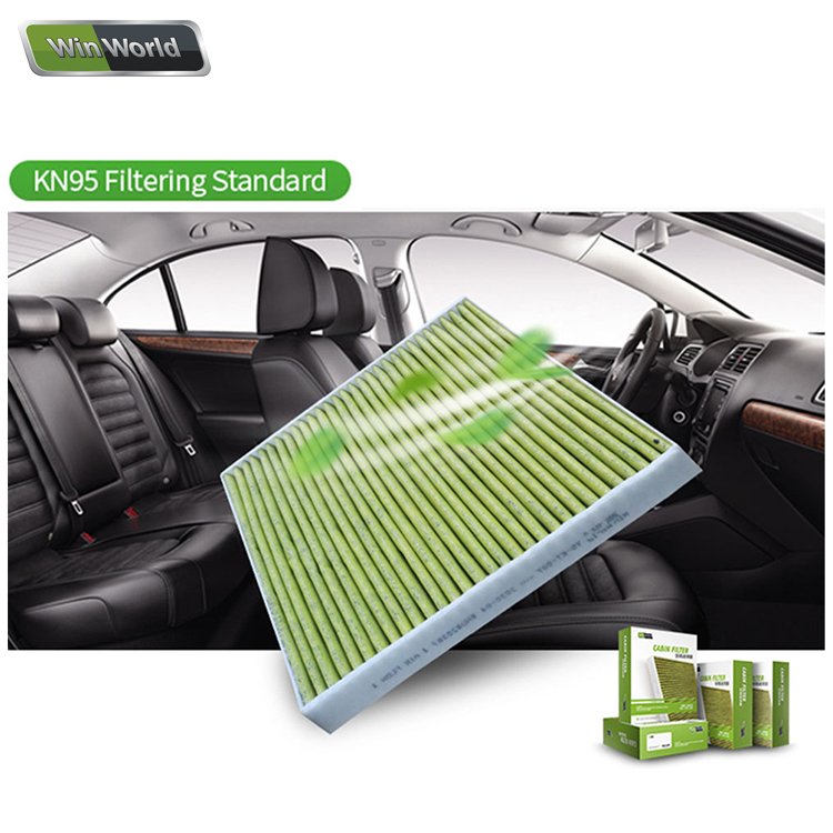 OEM Factory Wholesale AC Filter Car Accessories KN95 Filtering Standard Activated Carbon Cabin Filters Honda Toyota Nissan VW